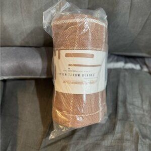 Little Korboose Woven Throw Blanket 100% Cotton 50x60in
